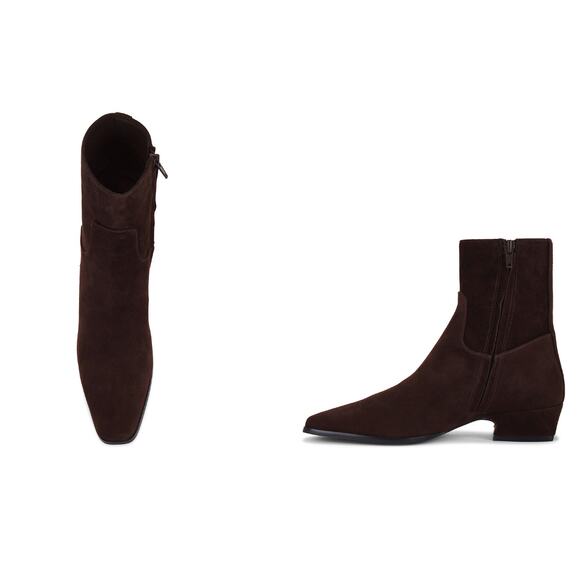 Steve Madden Dusty Boot in Chocolate Brown Suede - Picture 2 of 9